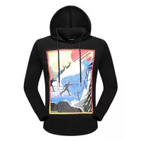 dsquared2 pull sweatshirts hoodies popular automne printing skiing black